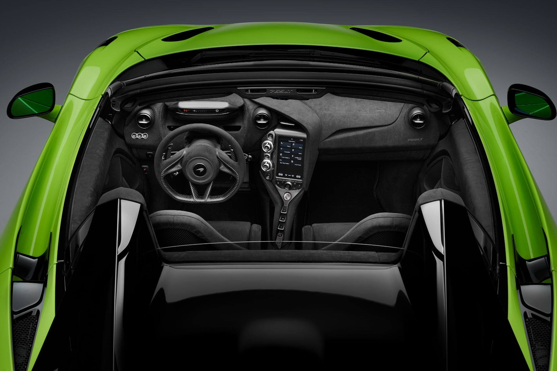 マクラーレン　765LT スパイダー　コックピット