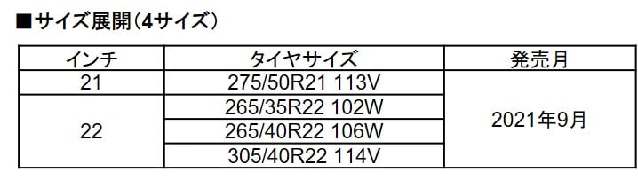 サイズ表