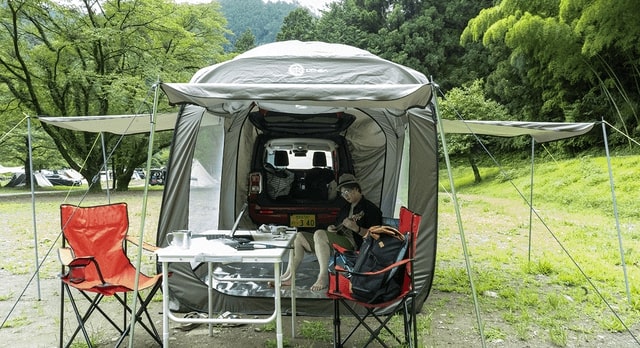 車に繋げるテント「Carlock(カーロック)」誕生！ | 中古車なら【グーネット】