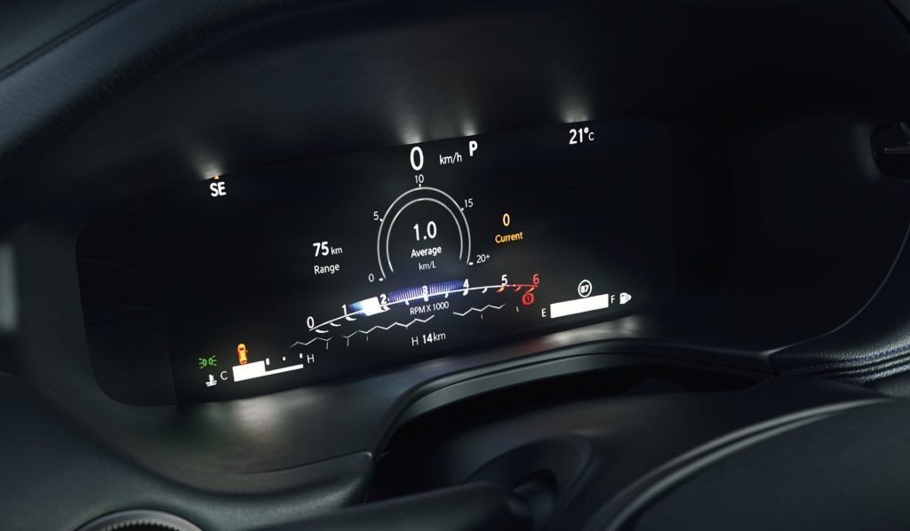 フルカラー10.25インチマルチビューディスプレイ
