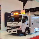 三菱ふそう　EV小型トラック「eCanter」をUAEで一般公開