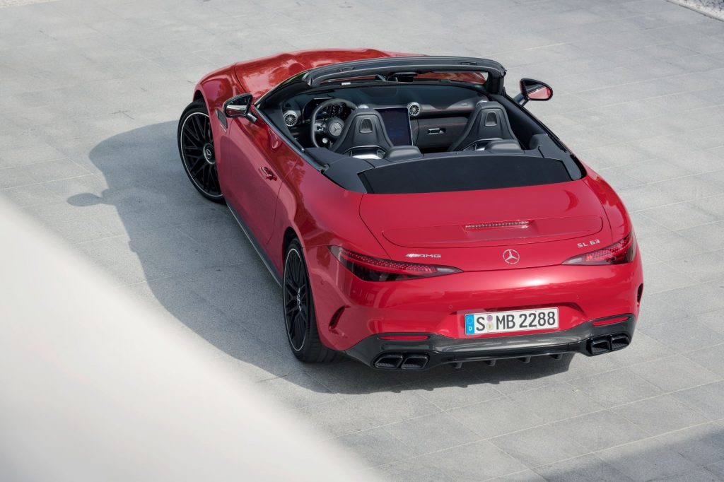 メルセデスAMG　SL　俯瞰