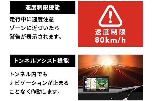 安全運転支援情報を表示
