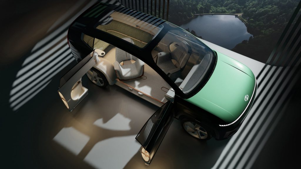 現代自動車「SEVEN」コンセプト　俯瞰