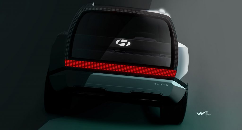 現代自動車「SEVEN」コンセプト　リア