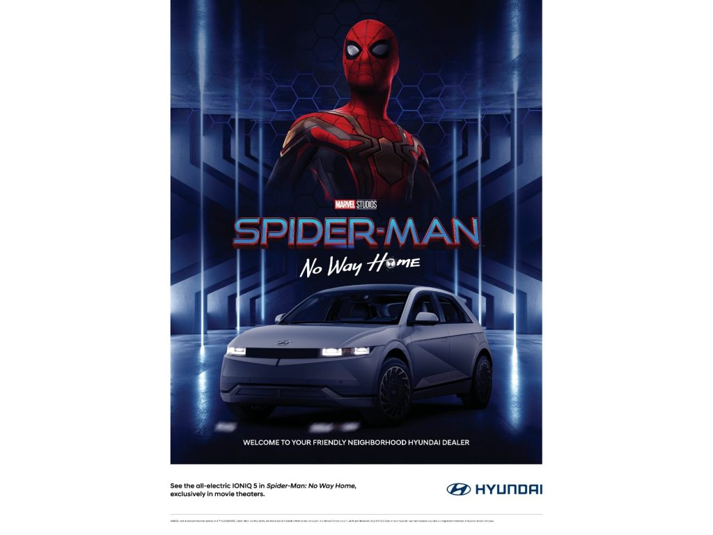 スパイダーマン:ノー・ウェイ・ホーム』にヒュンダイのEVが登場 | 中古