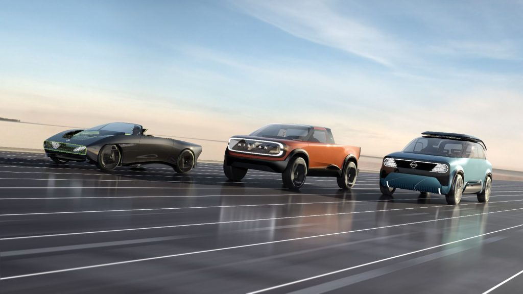 『Nissan Ambition 2030』で公開された3台のコンセプトカー