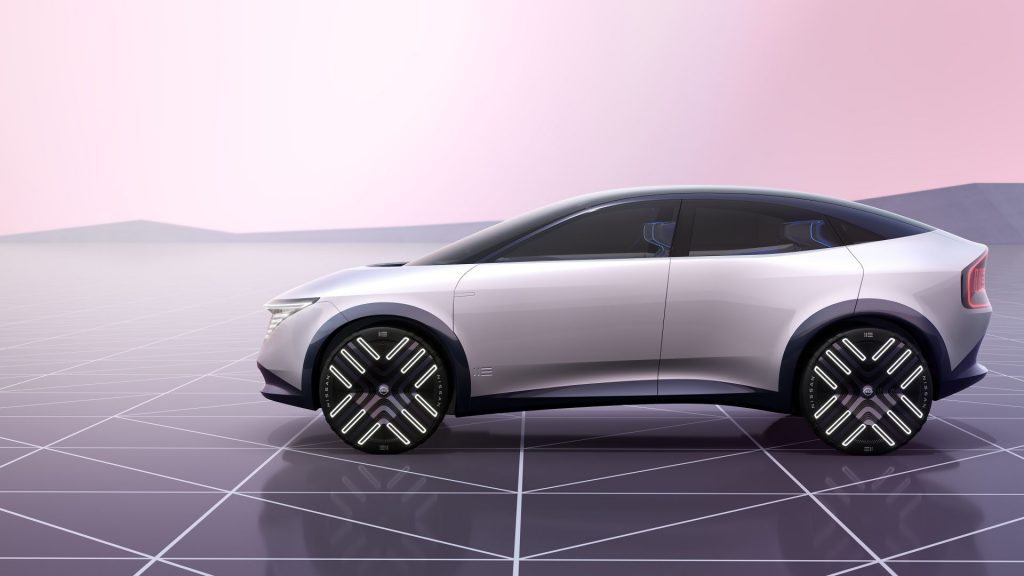 コンセプトカー「NISSAN CHILL-OUT」　サイド
