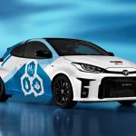 トヨタ GRヤリス　水素エンジン搭載の実験車両を欧州で公開