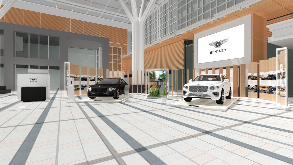 「BENTLEY HYBRID MODELS SHOWCASE」展示イメージ