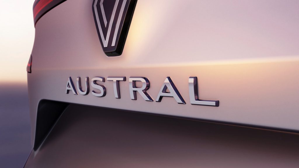 新型SUV「オーストラル」ロゴ