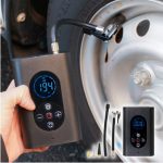 電動エアコンプレッサー　充電式で小型化　サンコーより発売