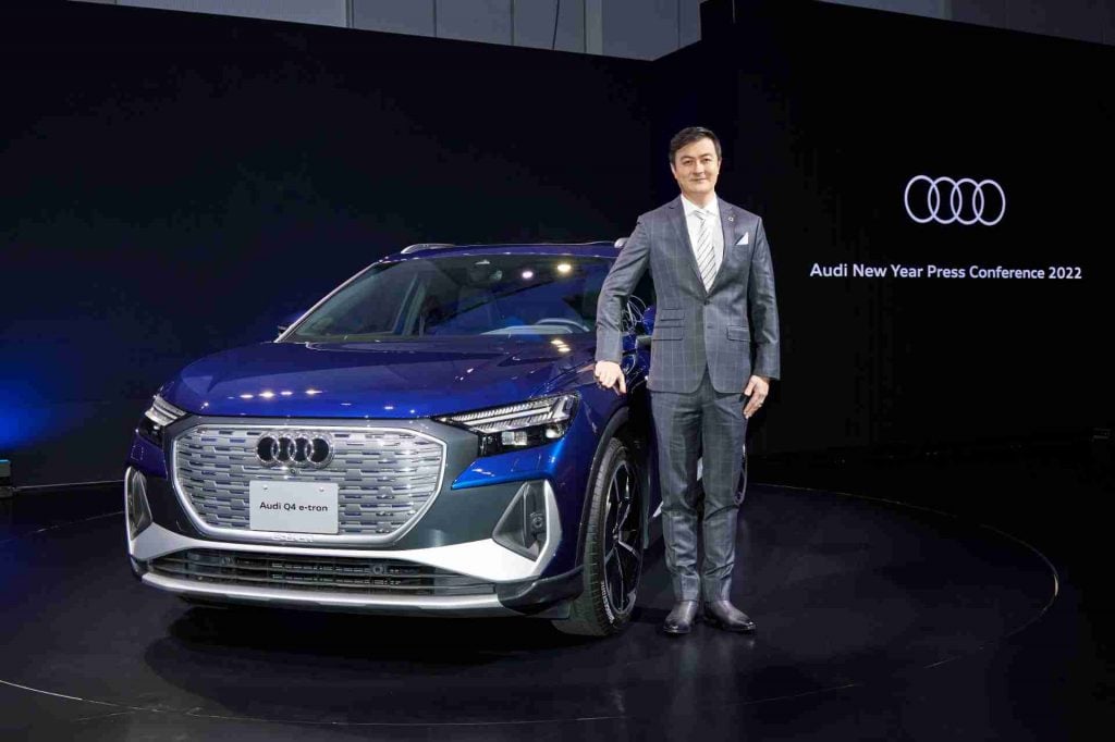 Audi New Year Press Conference 2022の様子より