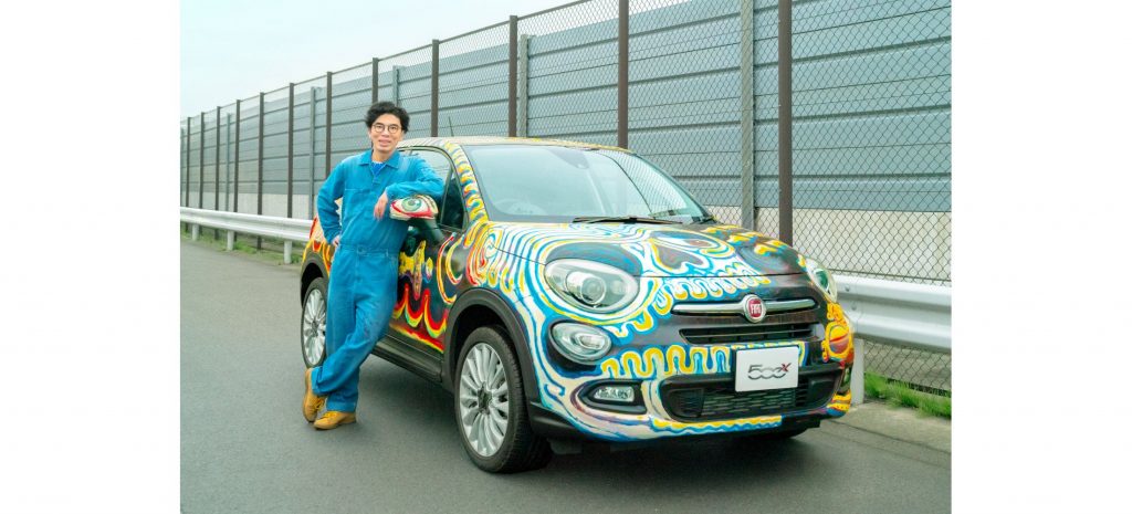 片桐仁さんと「JOMON(縄文) FIAT 500X」