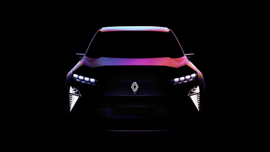 ルノー　新型コンセプトカーのティーザー画像