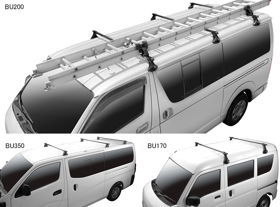 脚立などを積載するハイエース専用のリアキャリア イノーより発売 中古車なら グーネット