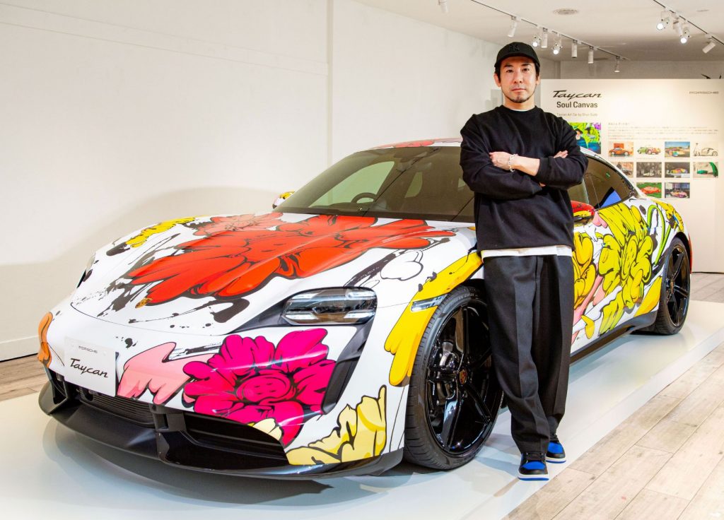 アーティストSHUN SUDOとコラボしたアートカー展示イベント「Taycan Soul Canvas」を開催