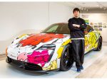 ポルシェタイカン×SHUN SUDO　アートカー展示イベント開催
