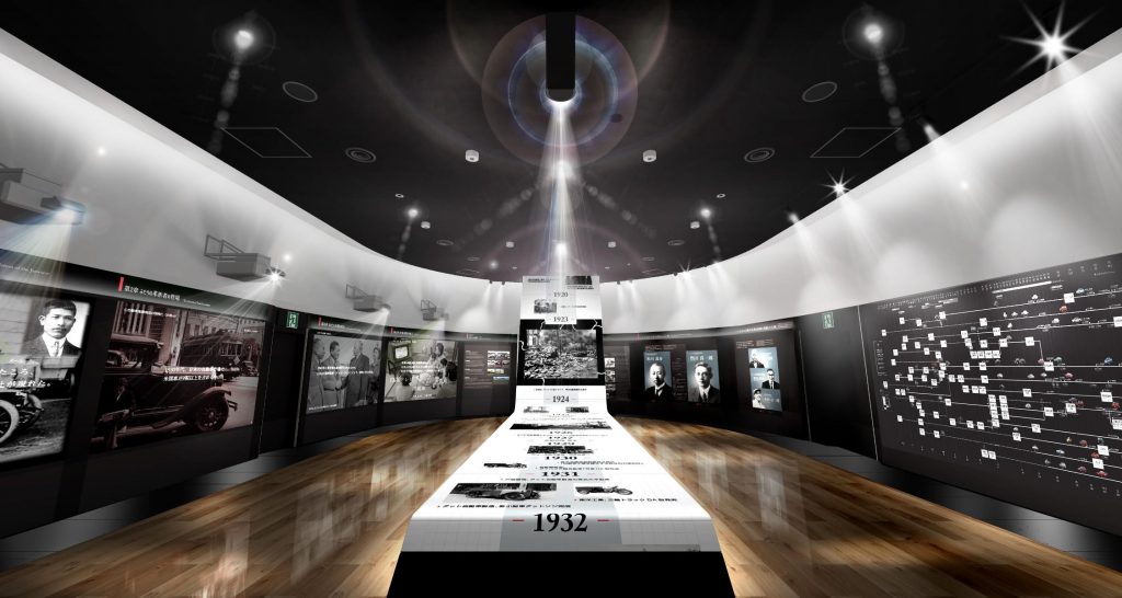 トヨタ博物館2階のクルマ館に新しい常設展示コーナー「クルマづくり日本史」をオープン