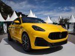 新型SUV マセラティグレカーレが仏のテニス大会会場に登場