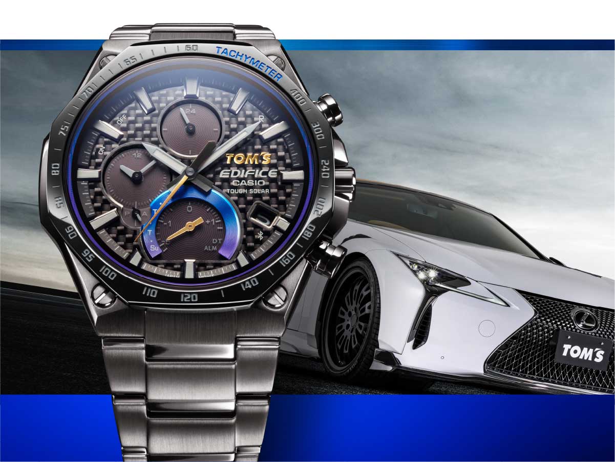 カシオ レーシングチーム「TOM'S」とコラボの腕時計発表 | 中古
