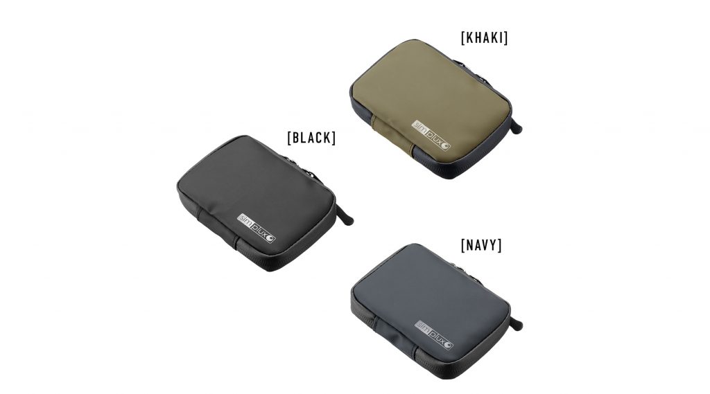 ネイビー、カーキ、ブラックの3色展開