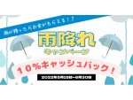キャンピングカーレンタル「雨降れキャンペーン！」を開催中