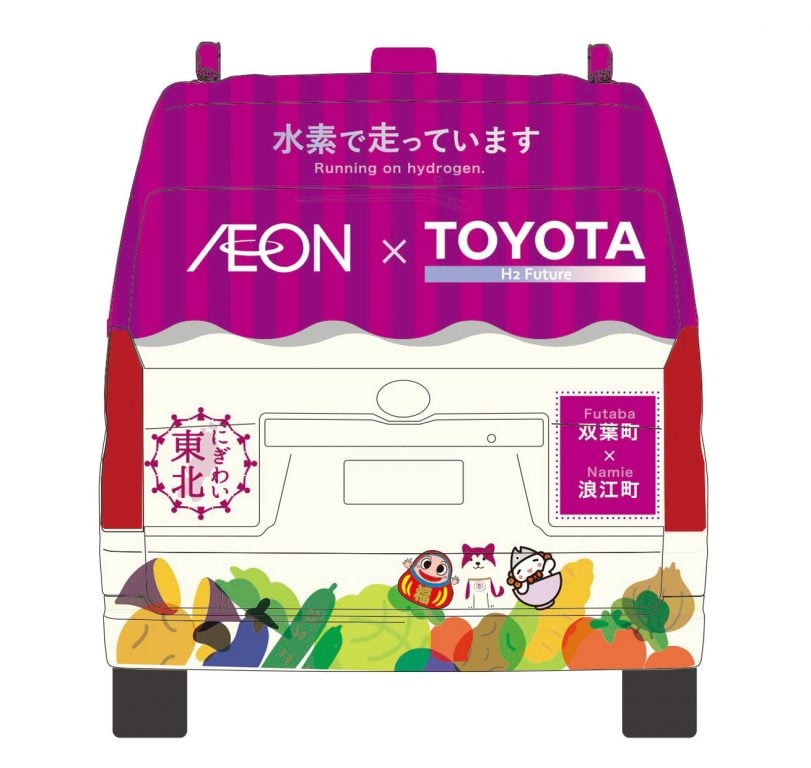 イオン東北による移動販売事業用のFC車両（イメージ）3