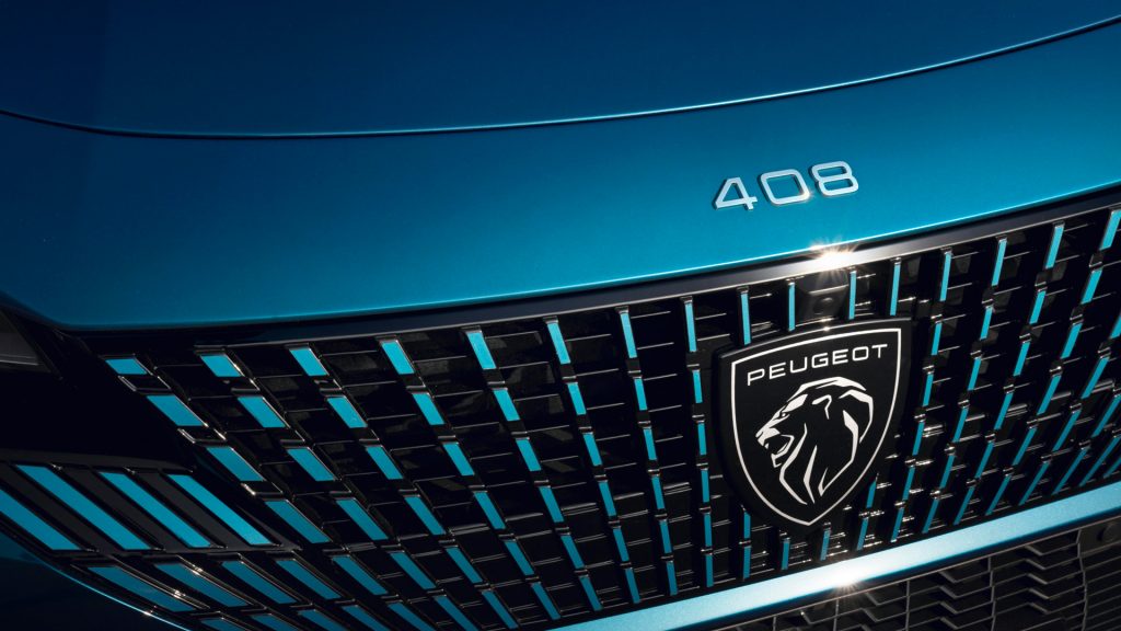プジョー 新型「408」のティザー画像