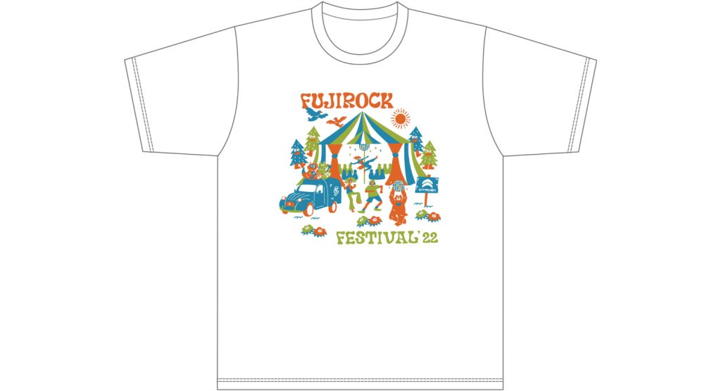 シトロエン×フジロックスペシャルコラボTシャツ