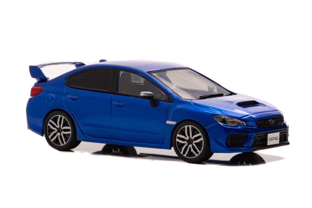 【訳あり】カーネル 1/43 スバル WRX STI 2019 青