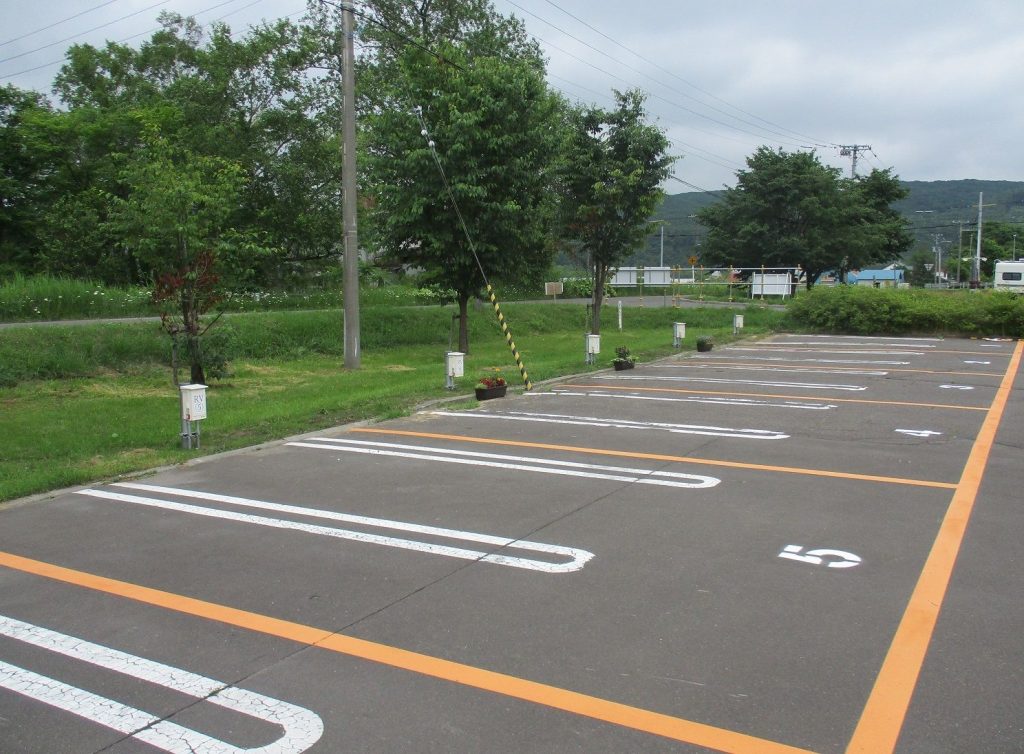 RVパーク供用地(斜め)