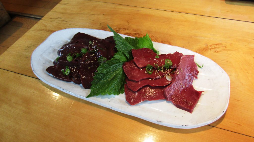 新鮮レバー焼き/850円