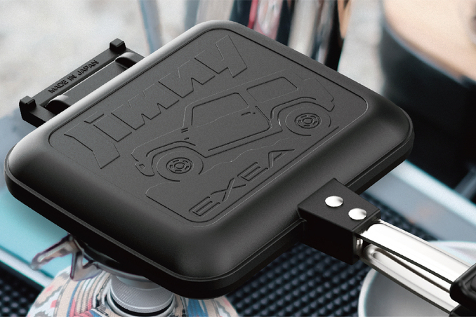 ジムニーの可愛い焼き目が付く「ホットサンドメーカー」登場 ジムニーの可愛い焼き目が付く「ホットサンドメーカー」登場
