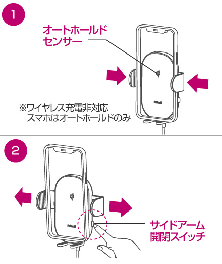 ペルシード スマホホルダー PPH2308 画像2