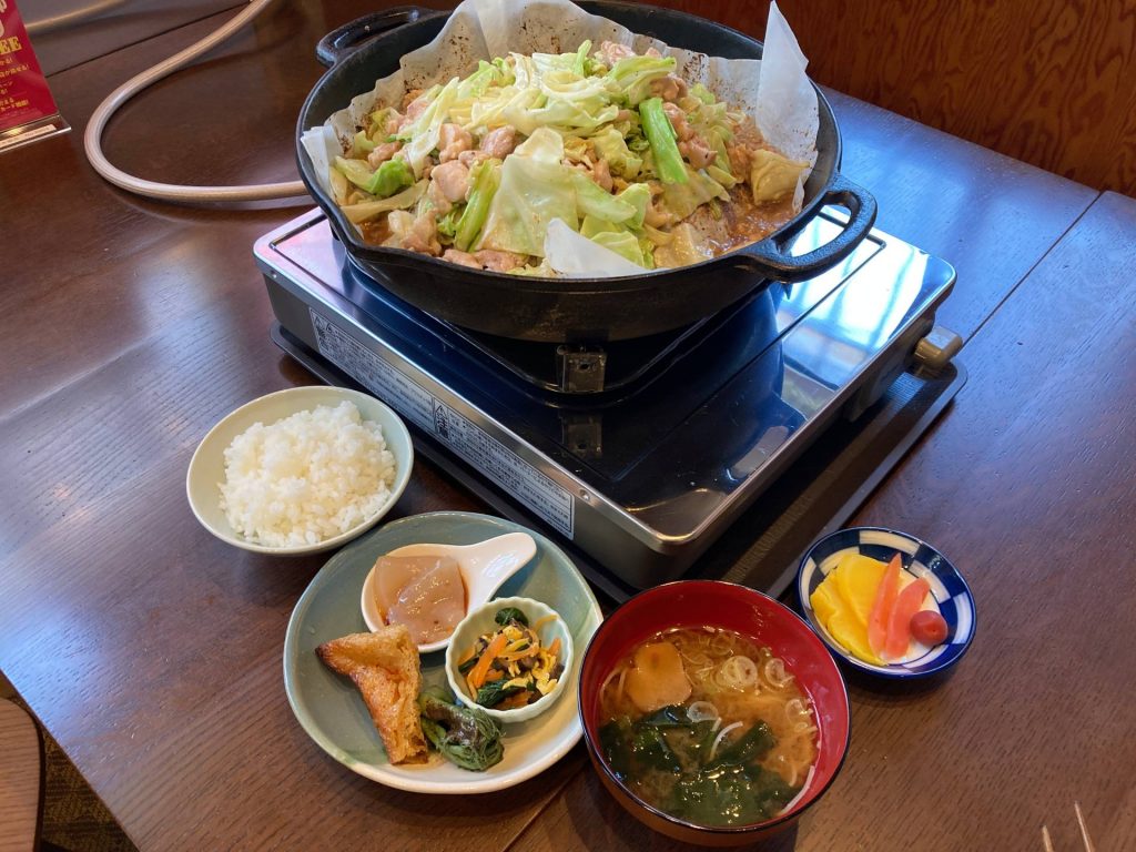 こだわりの鶏ちゃん定食