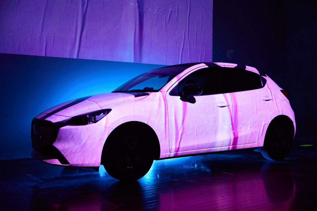 MAZDA2 15BDプロジェクションマッピング投影例 画像2