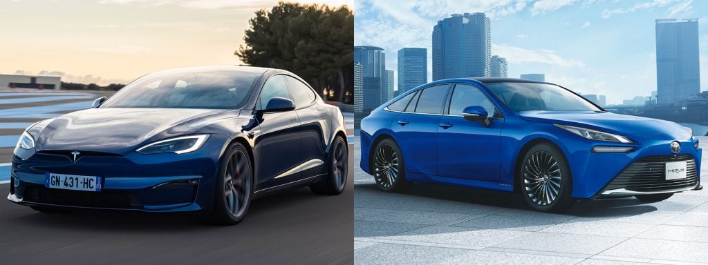 写真提供：Tesla, Inc.、トヨタ自動車