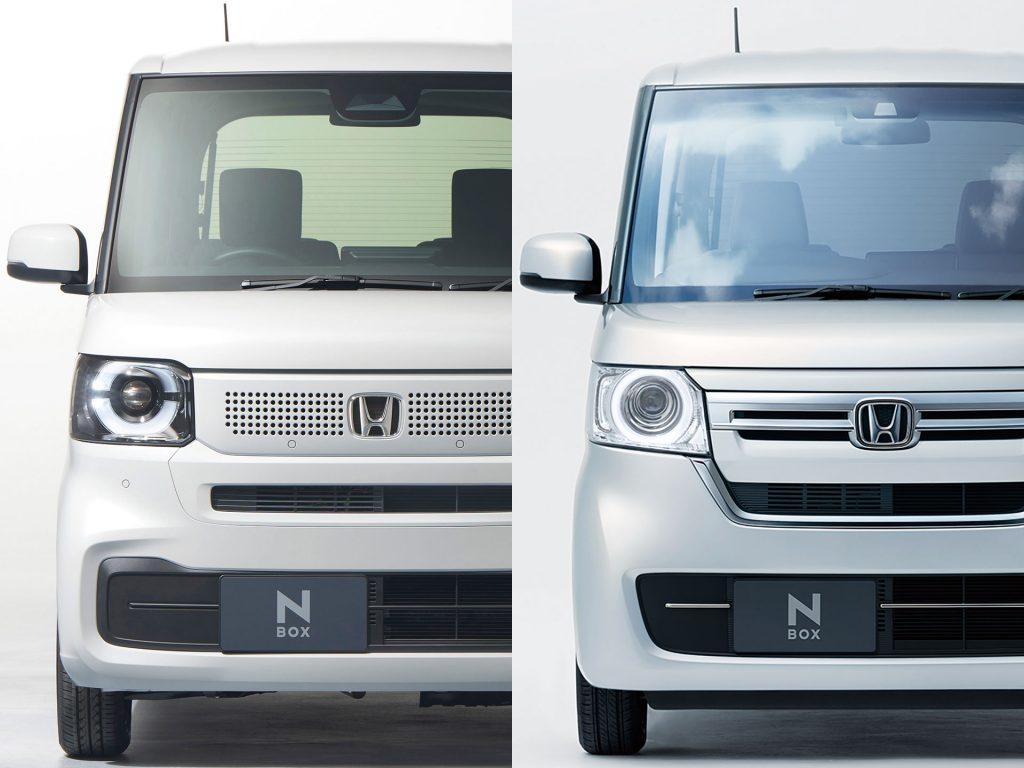 左が新型N-BOX。先代(写真右)と何が変わった?