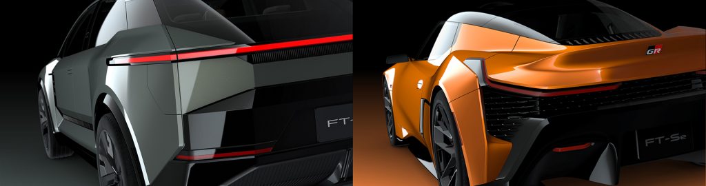 (写真左から)SUVタイプの「FT-3e」、スポーツタイプの「FT-Se」。どちらもBEVだ