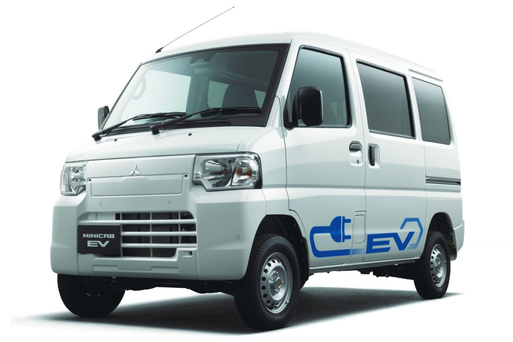 三菱 軽商用EV ミニキャブ EV EVデカール装着車