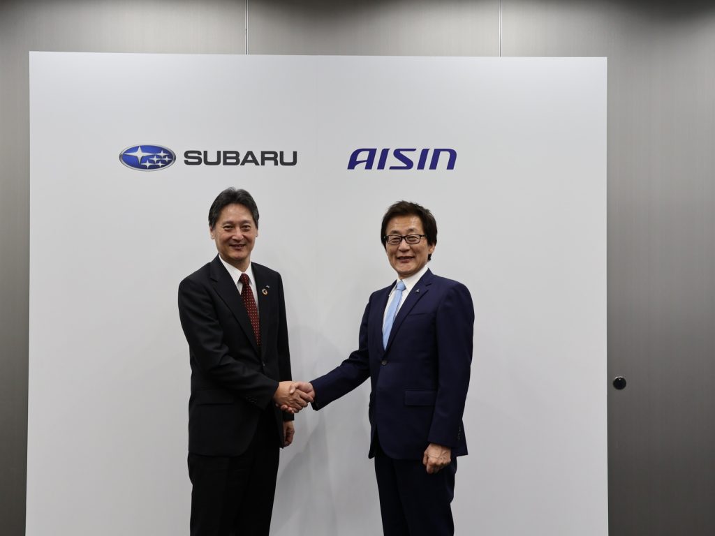 SUBARU アイシン 次世代電動車両用「
eAxle」に関する協業開始