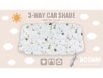 折りたたみ傘みたいにコンパクトに収納！3WAYカーシェード ムーミンが登場！