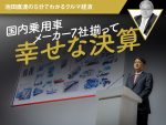 国内乗用車メーカー7社 揃って幸せな決算【池田直渡の5分でわかるクルマ経済】