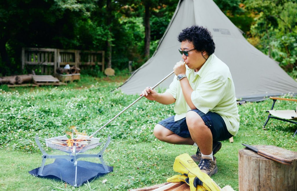 “キャンプの焚火”をテーマに選んだグッズ2