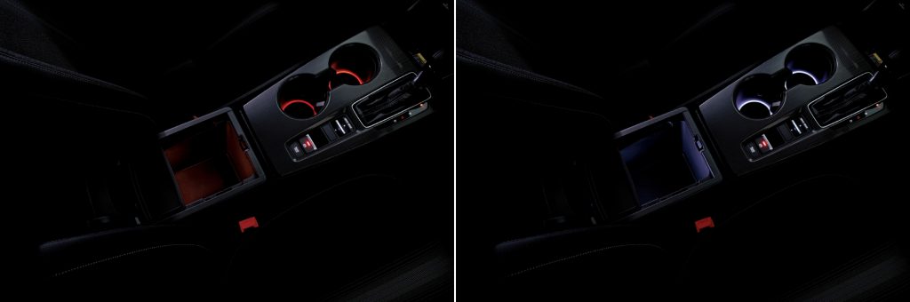 ホンダアクセス シビック センターコンソールボックス&ドリンクホルダーイルミネーション 画像