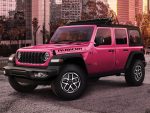 ジープ「ラングラー」ピンクボディがまばゆい限定車！手動開閉式のフリップトップ採用