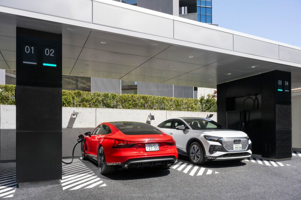 Audi charging hub 紀尾井町