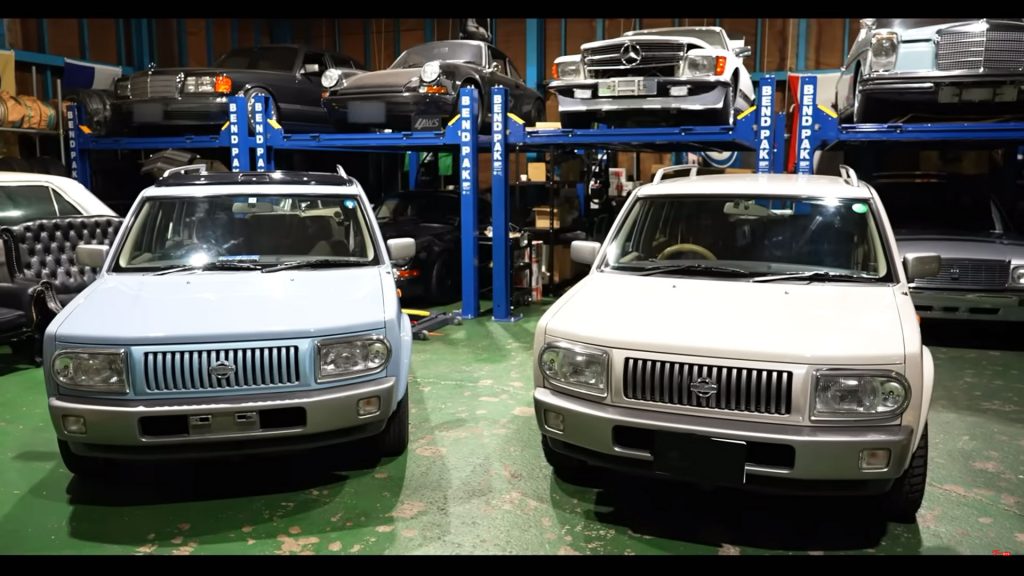 日産 ラシーン(1994~2000年)。今回登場するのは1997年式、1999年式、2000年式で、いずれも後期型に当たる
