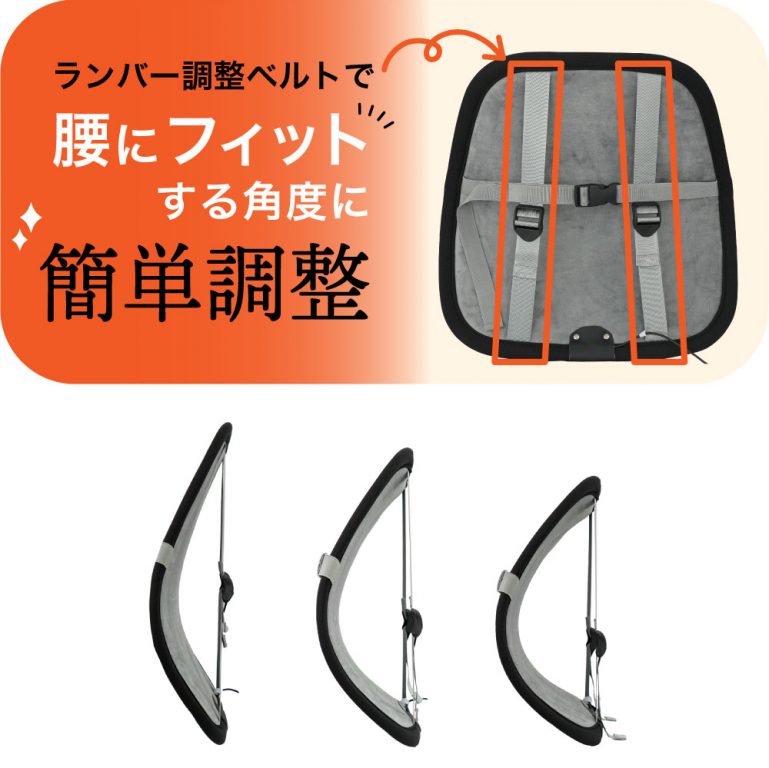 じわっとあったか「薄型ランバーサポート」5
